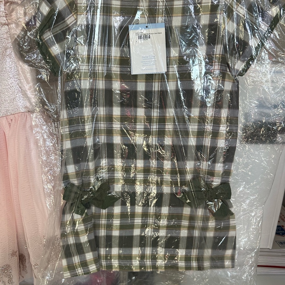 NWT Bella Bliss plaid dress